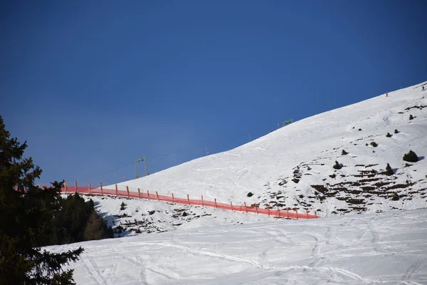 Wintersport Skipiste Skigebied Piste Berg Zettersfeld Lienz Lift — Stockfoto