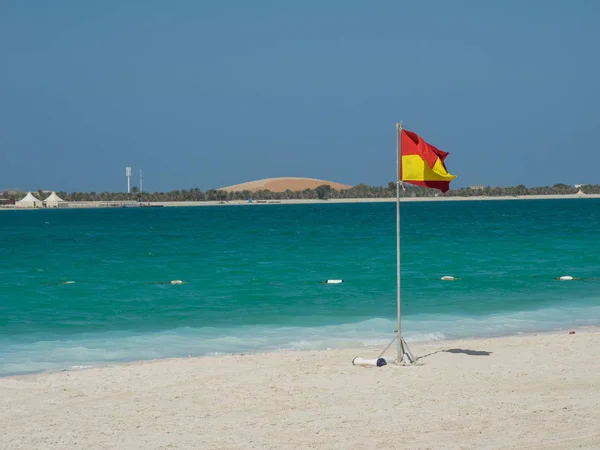 Praia Abu Dhabi — Fotografia de Stock