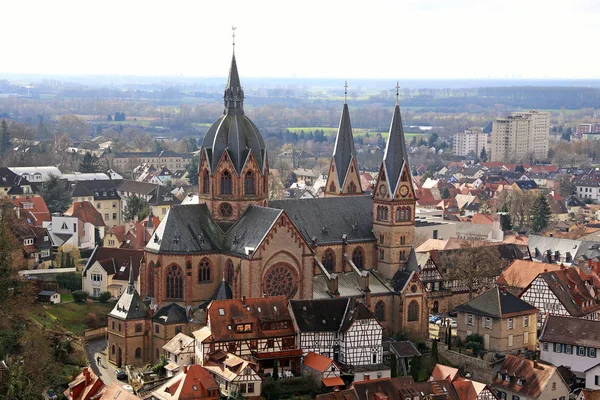 Görkemli Katedral Mimarisinin Manzarası — Stok fotoğraf