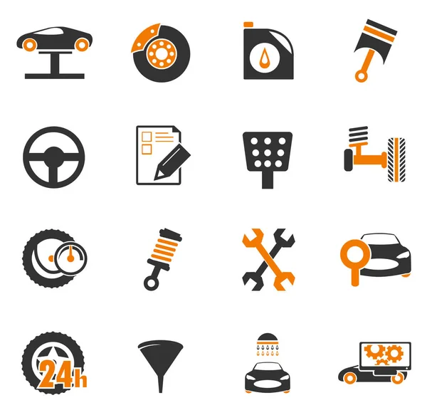 Car Service Simply Icons Web User Interfaces — Stock Photo, Image