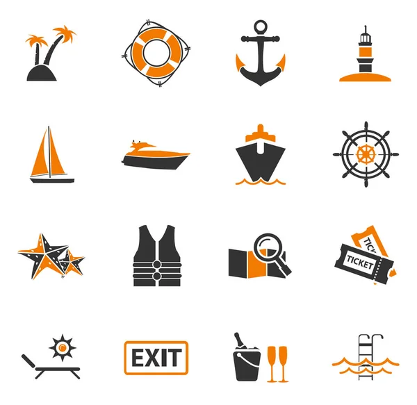 Cruise Simply Icons Web User Interfaces — Stock Photo, Image