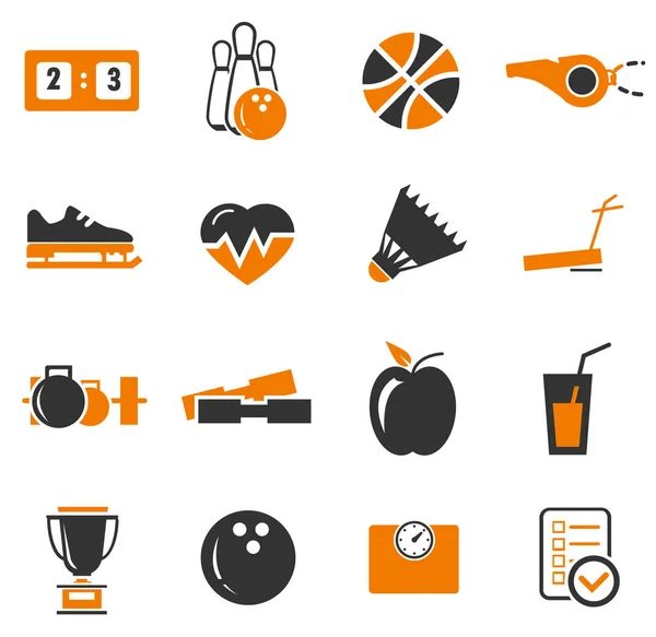 Sports Simply Icons Web User Interfaces — Stock Photo, Image