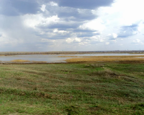 Landscape Early Morning Spring Horizon — Stock Photo, Image