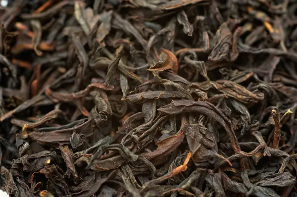 Haufen Grüner Teeblätter — Stockfoto