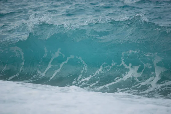 Onda Azul Mar Nas Ondas — Fotografia de Stock