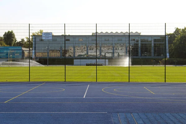 Sportwissenschaftliche Fakultät Sportplatz Der Universität Leipzig — Stockfoto