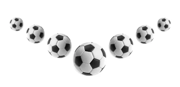 Malowniczy Widok Koncepcję Sportową Piłki Nożnej — Zdjęcie stockowe