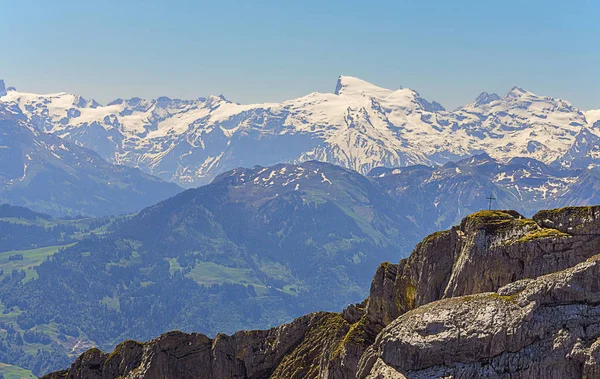 Pilatusgrat Výhledem Titlis — Stock fotografie