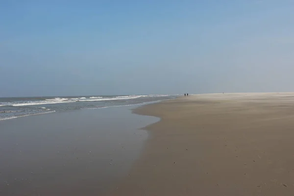 Pláž Ostrově Borkum — Stock fotografie