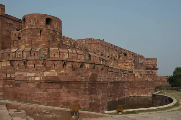 Fuerte Rojo Agra Hogar Los Emperadores Moghul Ahora Patrimonio Humanidad — Foto de Stock