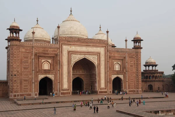 Berömda Taj Mahal Mausoleum Agra Indien — Stockfoto