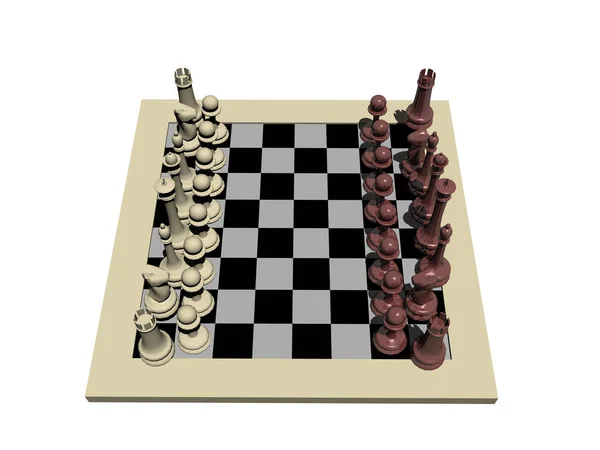Sakktábla Játék Sakk Matt — Stock Fotó