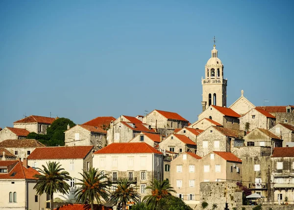 Cidade Velha Igreja Korcula — Fotografia de Stock