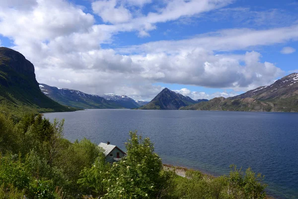 Noruega Sobre Naturaleza Paisaje Fondo —  Fotos de Stock