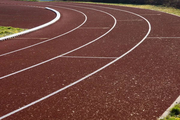 Carrera Campo Deportivo — Foto de Stock