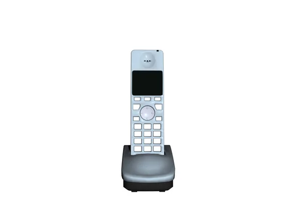 Κινητό Τηλέφωνο Μαύρη Οθόνη Απομονωμένη Λευκό Φόντο — Φωτογραφία Αρχείου