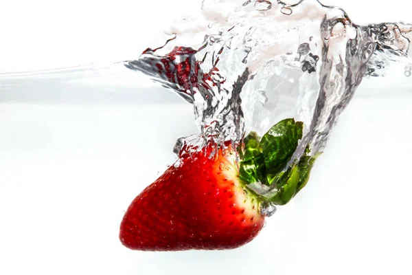 Fresh Ripe Strawberry Close — Stock Photo, Image
