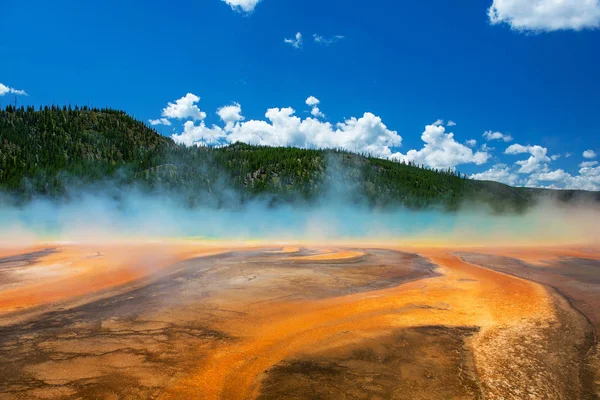 Grand Prismatic Spring Yellowstone Nationalpark — Stockfoto