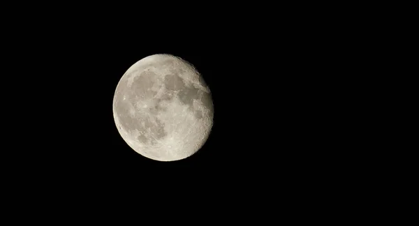 Fase Lua Céu Satélite Natural Corpo Astronômico — Fotografia de Stock