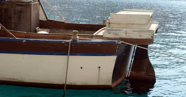 Ruder Eines Holzbootes — Stockfoto