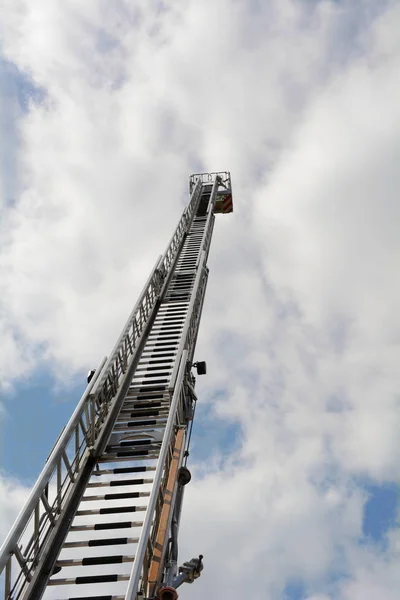Ladder Vanuit Lucht Van Een Brandweer — Stockfoto