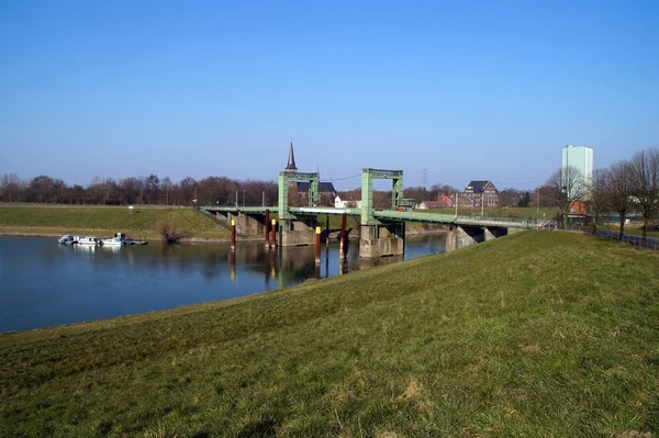 Ανυψωτική Γέφυρα Duisburg Walsum — Φωτογραφία Αρχείου