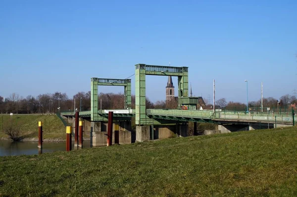 Výtah Most Duisburg Walsum — Stock fotografie