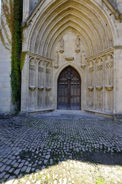 Monasterio Schulpforte Con Jardín Del Monasterio Schulpforte Cerca Naumburg Calle — Foto de Stock