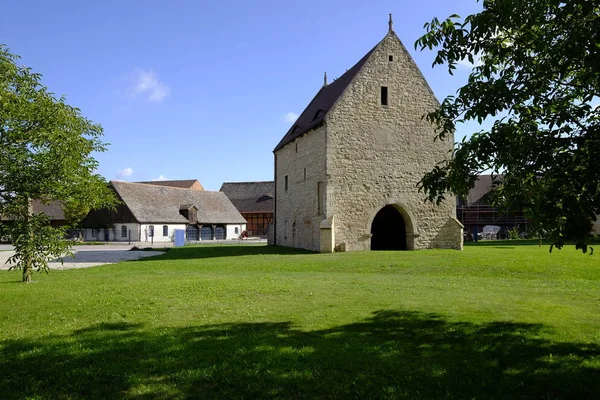 Kloster Schulpforte Med Kloster Trädgård Schulpforte Naumburg Den Romantiska Vägen — Stockfoto