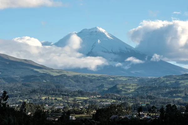 Valle Los Chillos Vulcano Cotopaxi Ecuador — Foto Stock