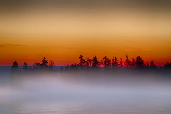 Humor Noite Pôr Sol Harz — Fotografia de Stock