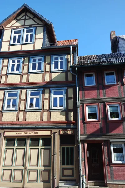 Wernigerode Deki Fachwerkarchitektur Reçine — Stok fotoğraf