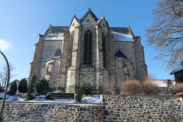 Iglesia Elbingerode Resina — Foto de Stock