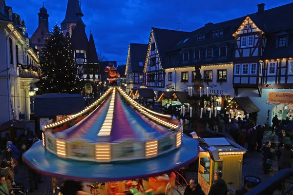 Christmas Market Michelstadt — Stock Photo, Image