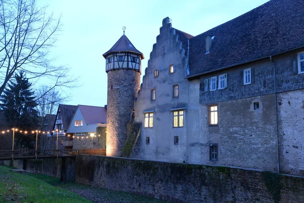 Diebsturm Castelo Michelstadt Adega Torre Dos Ladrões Arquitetura Cidade Velha — Fotografia de Stock