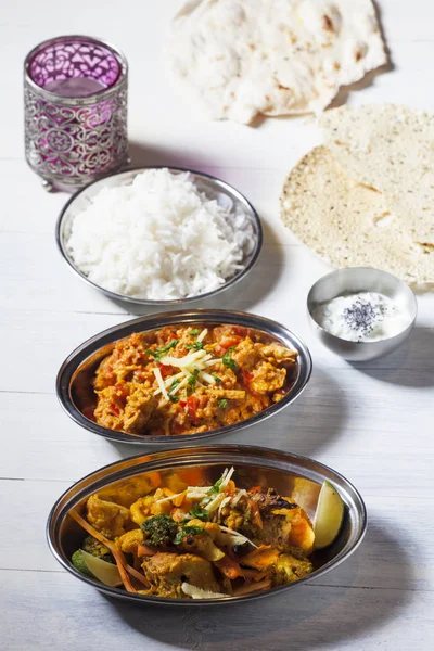 Indian Dishes Rice — Stock Photo, Image