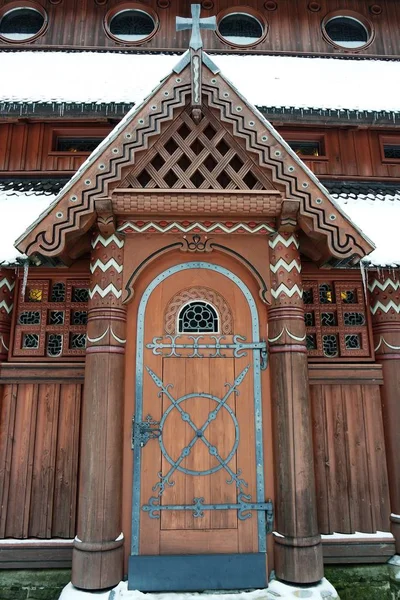 Puerta Iglesia Hahnenklee Harz —  Fotos de Stock