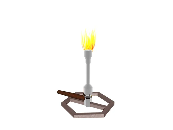 Ljus Lampa Inredningsmöbler Dekoration — Stockfoto