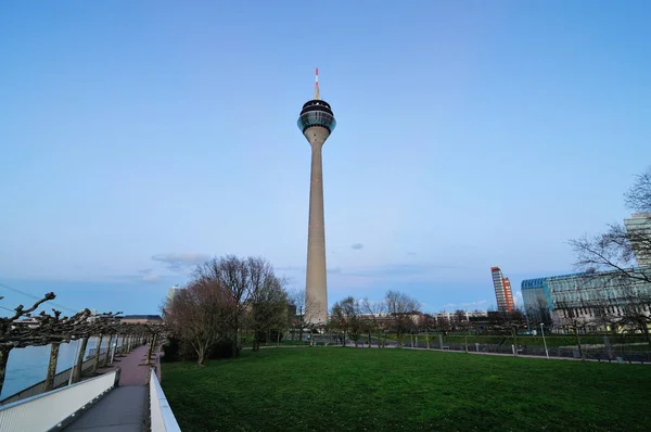 Torre Rinoceronte Porto Mídia Dusseldorf — Fotografia de Stock