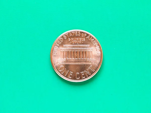 Monnaie Des États Unis Dollar Des États Unis Cent — Photo