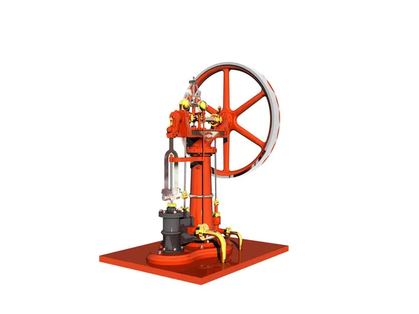 Oil Pump Isolated White Background — Stock Photo, Image