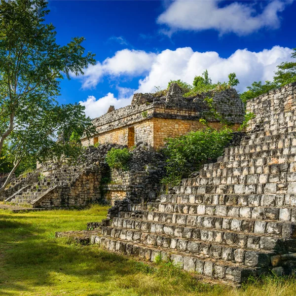 Balam Mayan Archeological Site Стародавні Піраміди Руїни Майя Півострова Юкатан — стокове фото