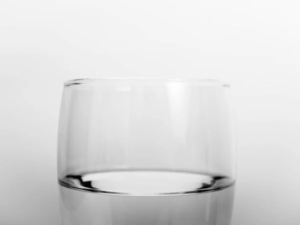 Verre Transparent Eau Potable Claire — Photo