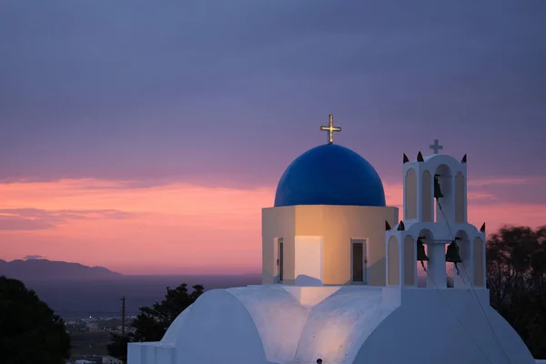 Fira Isola Thira Thera Una Piccola Città Sull Arcipelago Giechischen — Foto Stock