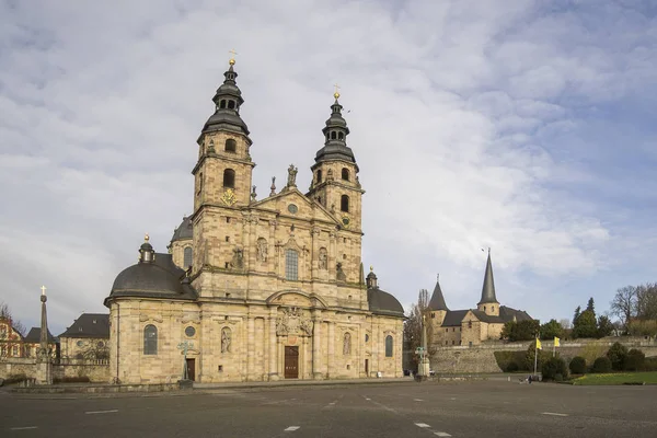 Malebný Pohled Majestátní Katedrálu Architektury — Stock fotografie