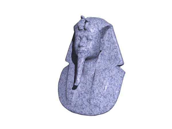 Una Figura Piedra Hombre Con Pedazo Papel — Foto de Stock