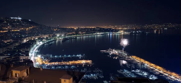 Vista Baía Nápoles Itália — Fotografia de Stock