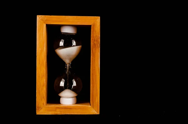 Style Classique Vintage Old Hourglass Sandglass Horloge — Photo