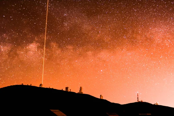 Imagem Céu Noturno Planetas Estrelas Das Trevas — Fotografia de Stock