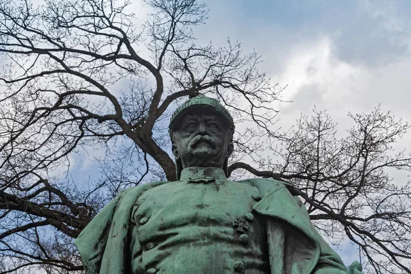 Статуя Бисмарка Франкфурте Хохсте Германия — стоковое фото